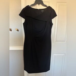 Tahari Black Midi Dress